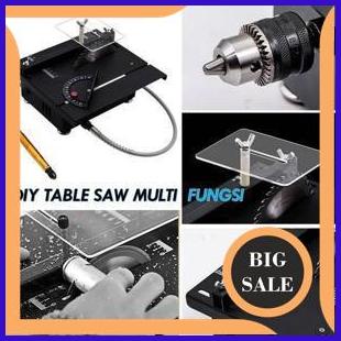 perkakas Table Saw Gergaji Meja Serkel Circle Saw Multifungsi Poles Bor Potong Kayu Besi DIY 2ZJN23