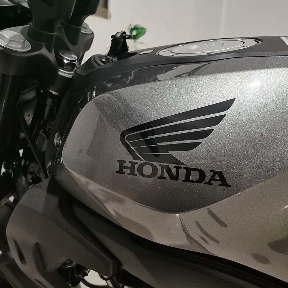 1 Pasang Stiker Reflektif Sepeda Motor Honda Wing Fuel Tank Cover Kaca Depan Bodi Sepeda Motor Dekoratif Decal Untuk Honda CB400X CBF190R 300R NX125