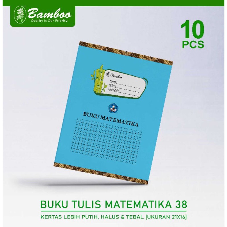 

Buku Matematika Bamboo 38 Lembar (1Pak = 10 Buku)