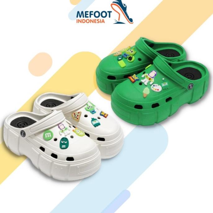 MeFoot.ID Sandal Wanita Crocs Import Korea Sandal BAIM Pin Toy Story