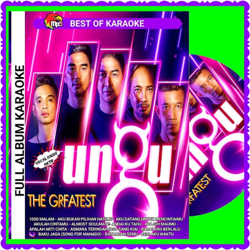 KASET DVD MP5 80 LAGU KARAOKE BAND UNGU LENGKAP-VOCAL ON OF AKTIF -LAGU UNGU- ALBUM LAGU UNGU- UNGU 