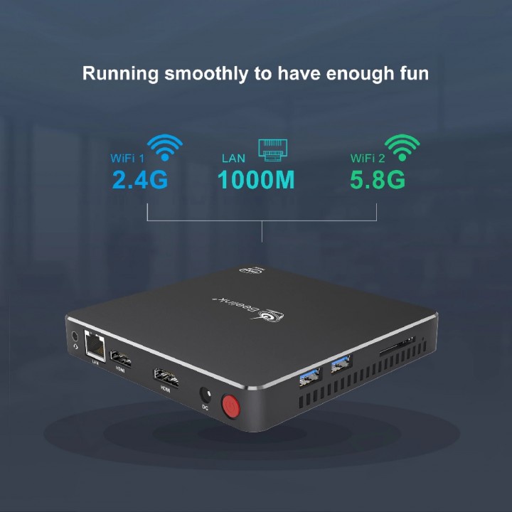 BEELINK T34 Mini PC - RAM 8GB ROM 128GB - Intel N3450 Windows 10 OLB5250