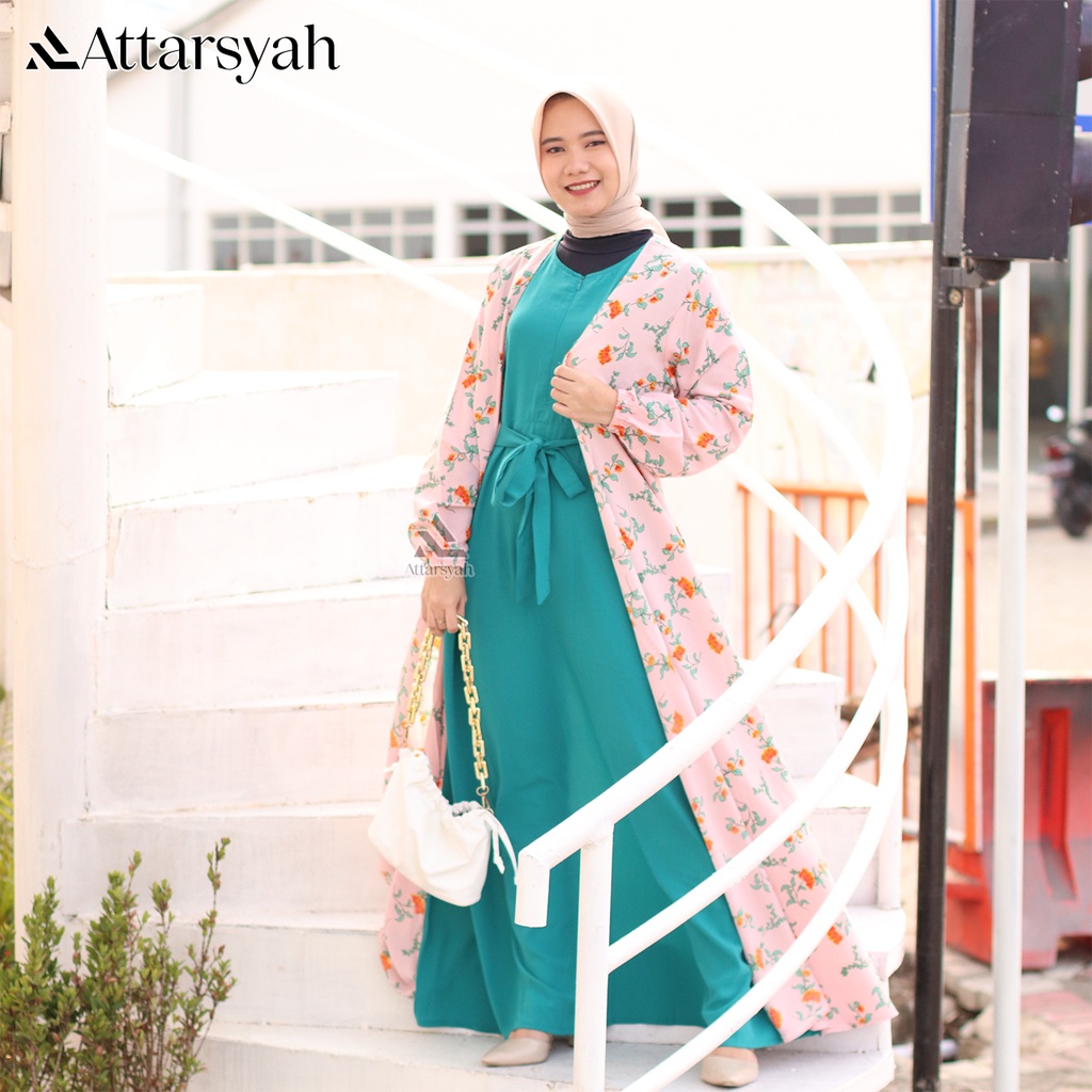 Attarsyah - Gamis Outer Luaran Wanita Lengan Panjang