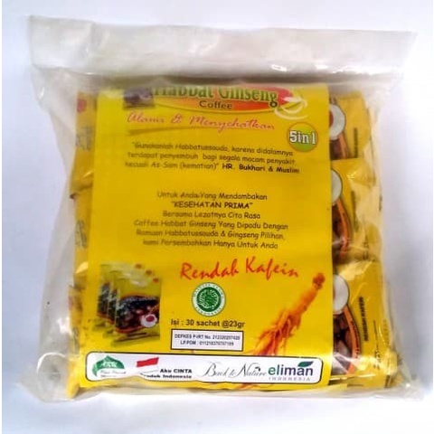 

Terlaris ✨ - Kopi Habbat Ginseng el iman kemasan paket isi 3 renceng 2.1.23