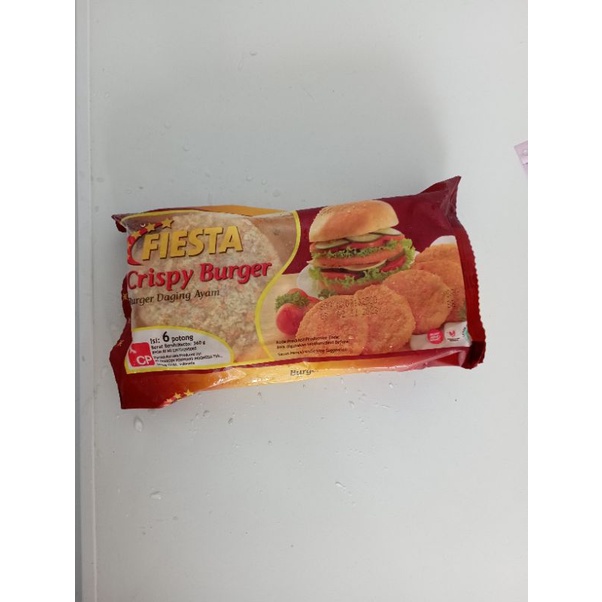 

fiesta crispy burger 360gr