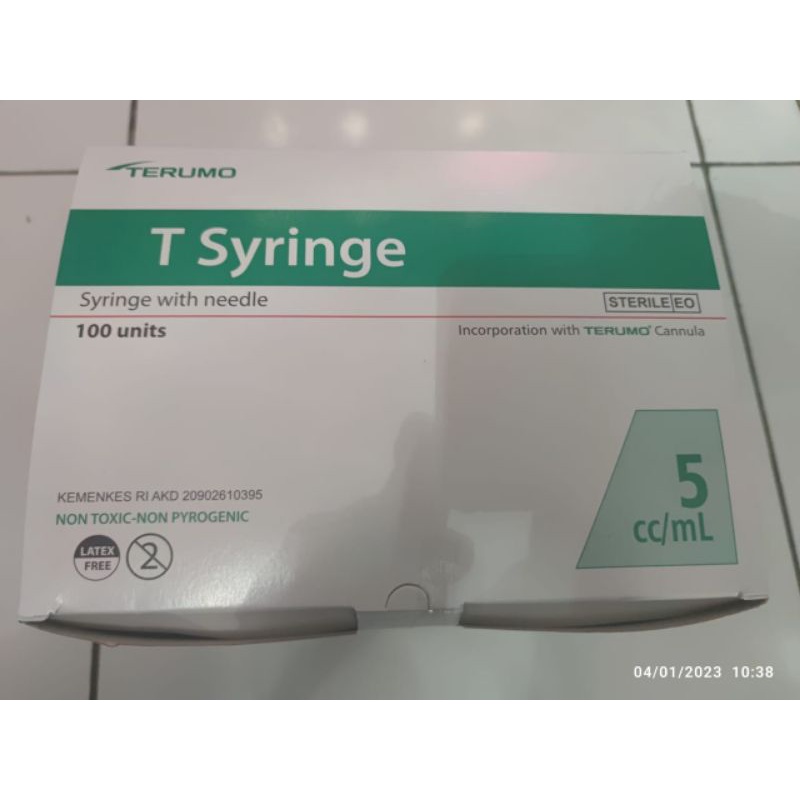 Jual Spuit Terumo Cc T Syringe With Needle Shopee Indonesia