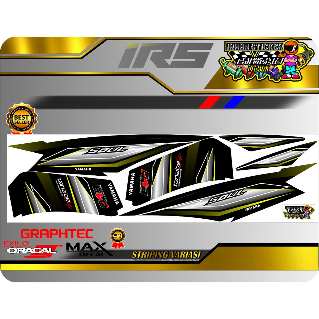 Sticker Striping Variasi Mio Soul - Striping Mio Soul