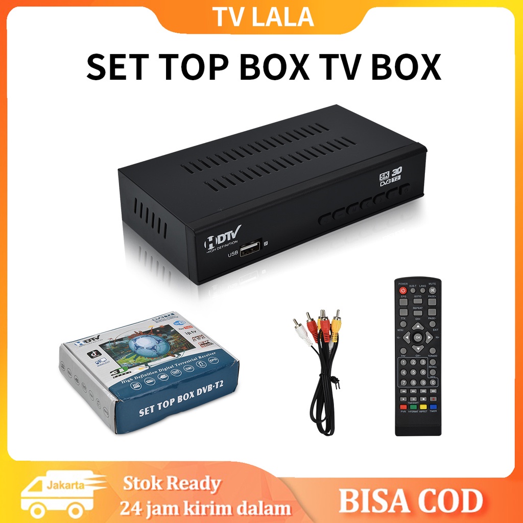 SET TOP BOX STB HDTV DVD T2 HD TV Set top box dvb T2 1080P / Box tv digital / Set box tv digital / Set top box tv tabung Original