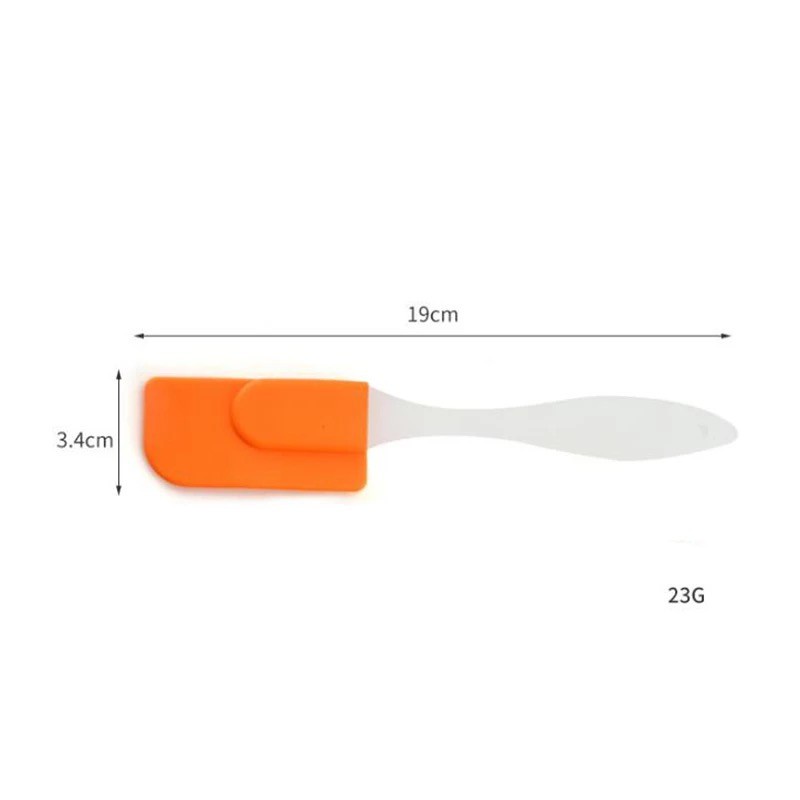 XOQ - Spatula SIlikon Tahan Panas Food Grade / Spatula Polesan Kue Gagang Bening / Spatula Silikon Silicone / Spatula Kue