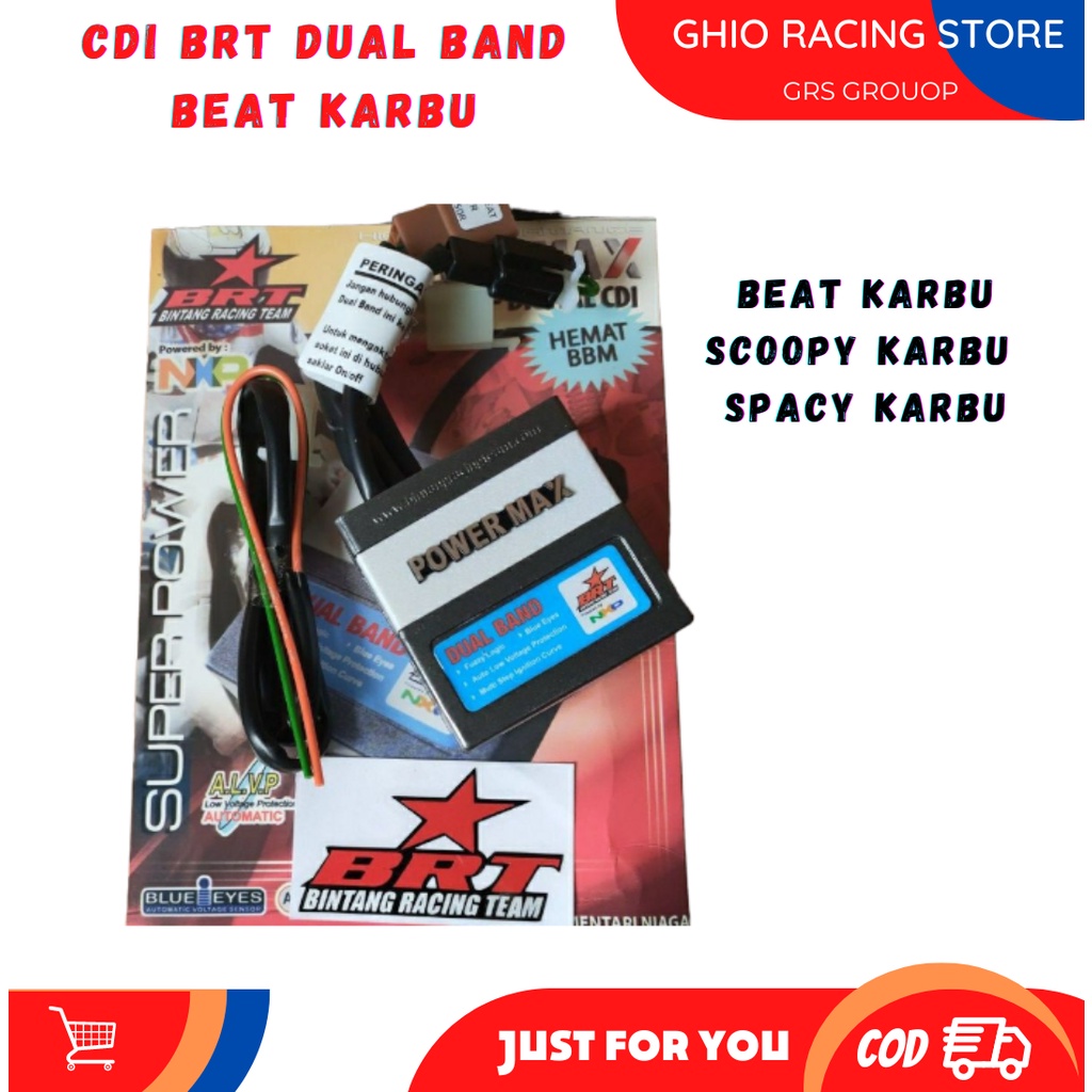 CDIBEAT KARBU BRT DUALBAND POWER MAX BRT BEAT SCOOPY SPACY (KARBU) CDI ORIGINAL BRT BEAT KARBU SCOOP