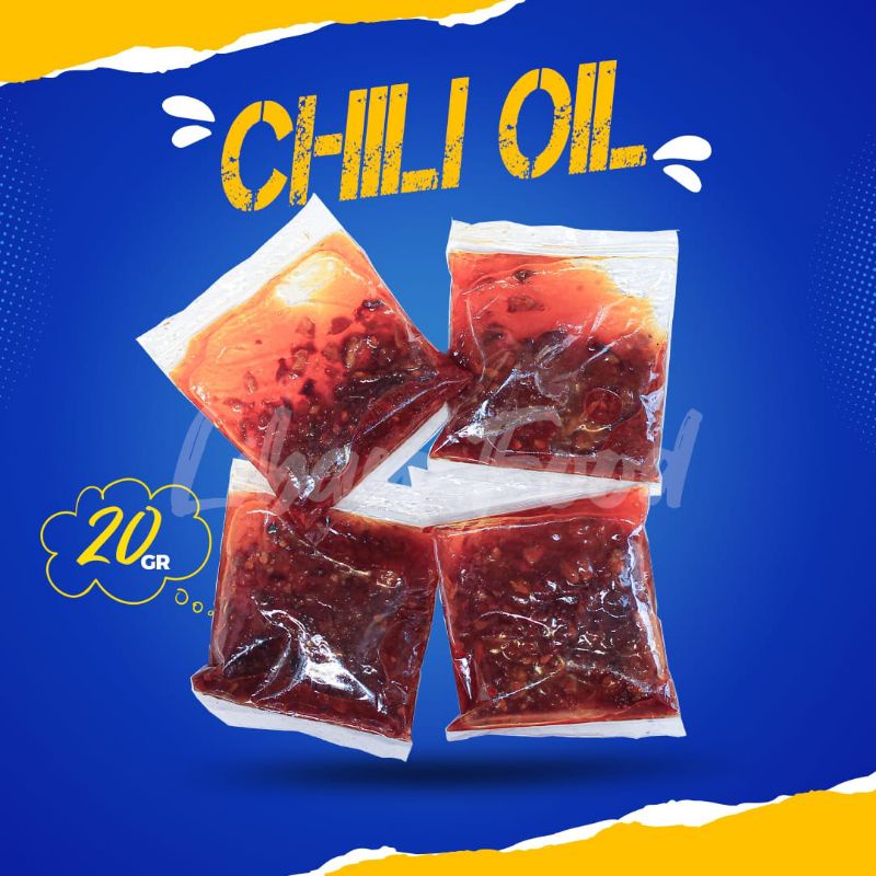 CHILI OIL MINYAK CABE 20 GRAM / HARGA PER PCS/LIBAN FOOD