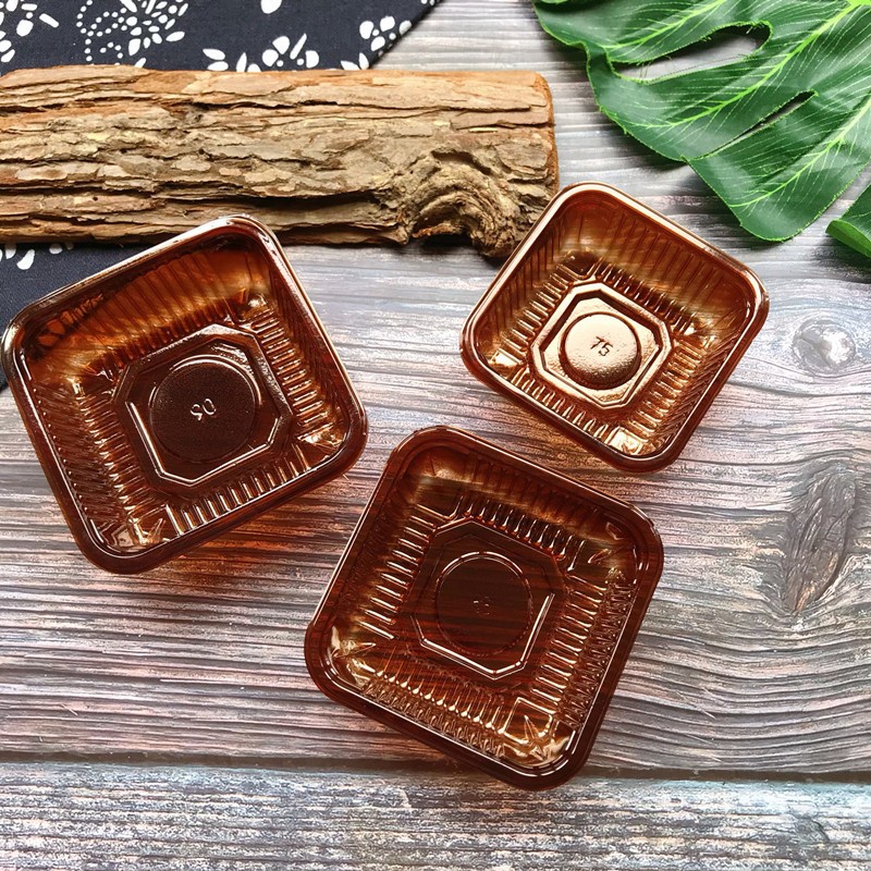 TRAY MIKA COKLAT / tray mooncake / alas tatakan kue bulan / pudding / cake