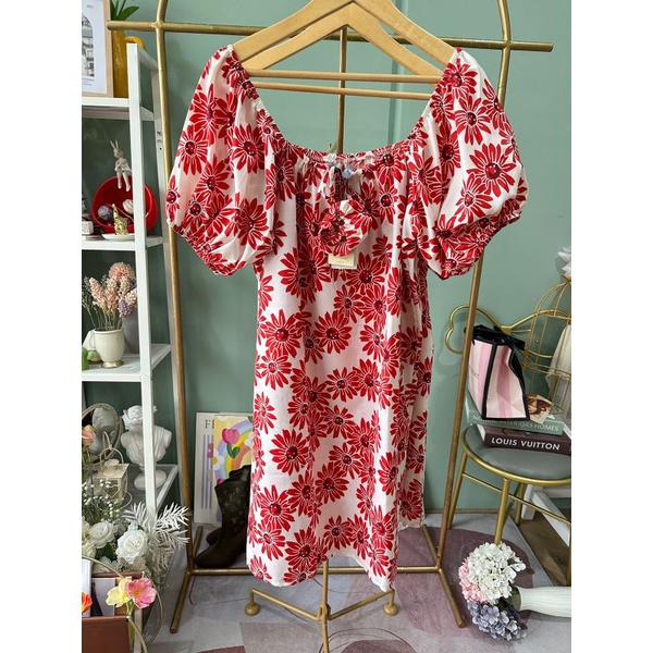 Mg printed cotton flora dress