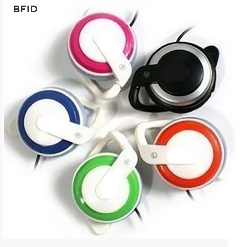 [BFID] Headphone Super Bass Headset Peredam Kebisingan Ear Hook Headphone Musik Dengan Mic [ID]