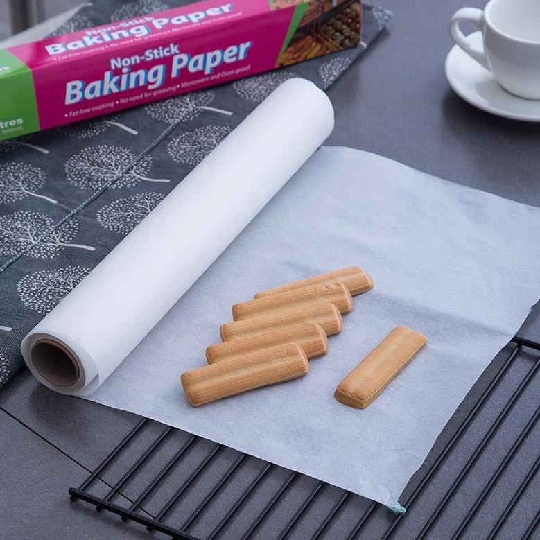 [COD] JO100JO100 WJ313 Baking paper Kertas Roti Non Stick 5m x 30cm Alas Loyang Cetakan Kue Anti Len