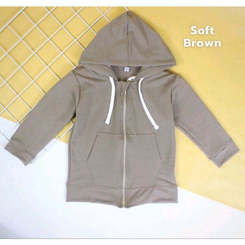 Jaket Hoodie Polos Premium NIA