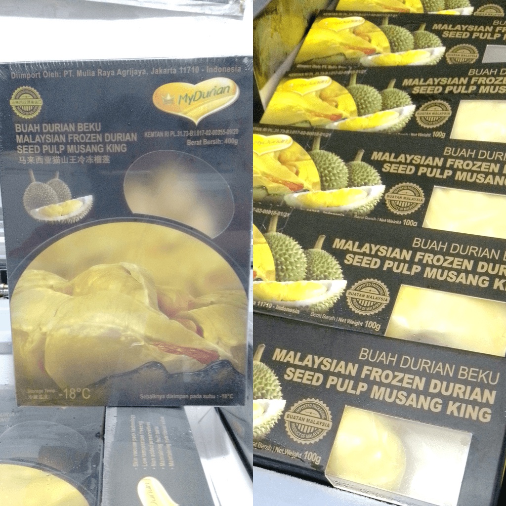 Durian Musang King Original (Impor) 400gr Asli Malaysia Promo Murah | Asih Sadulur Mart