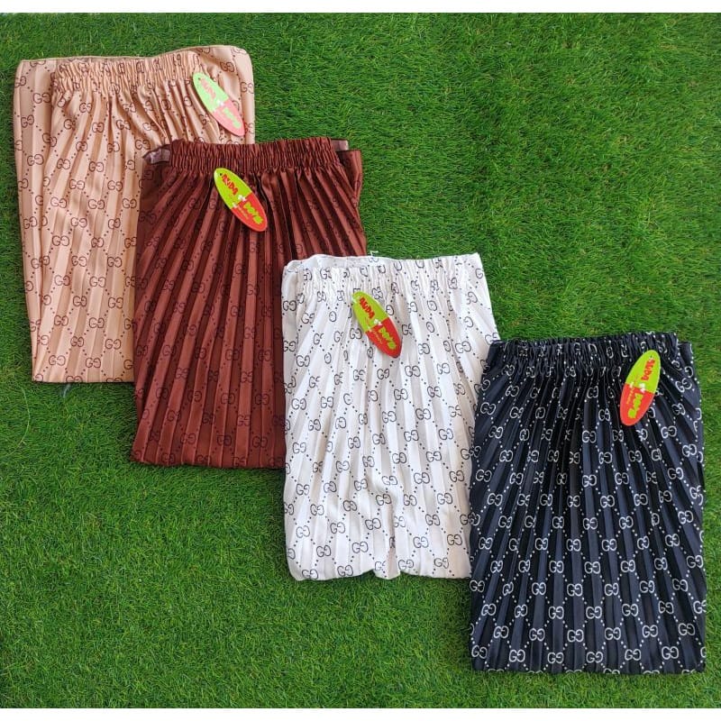 ROK PLISKET MOTIF GUCCI PREMIUM AURA rok plisket gg super mayung