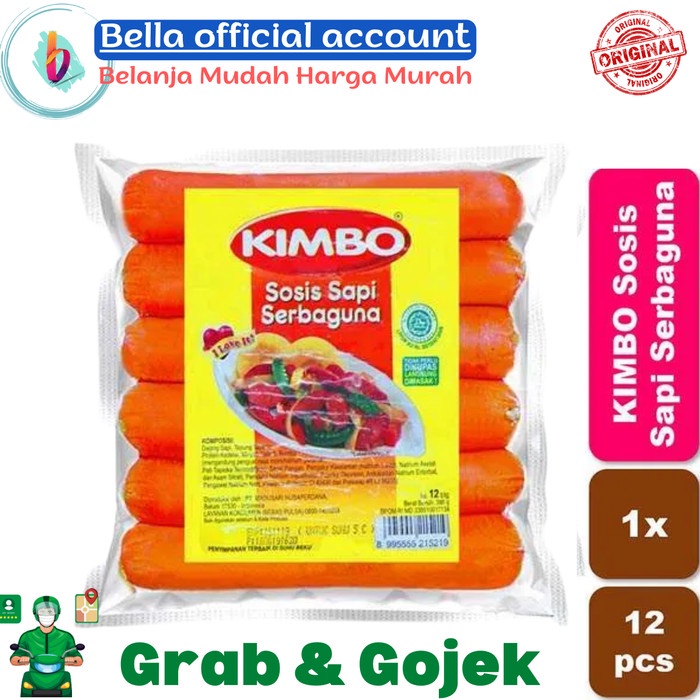 

Kimbo Sosis Sapi Serbaguna 12 pcs
