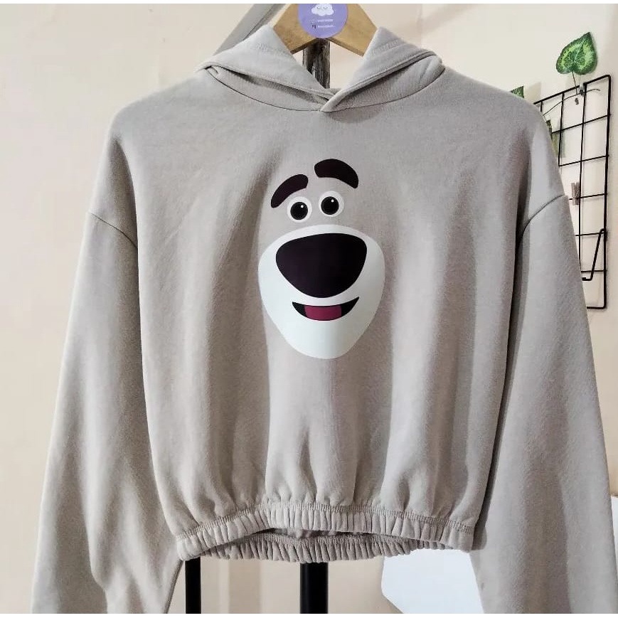 Sweater Hoodie Wanita / LOTSO CREAMY Hoodie Oversize Wanita