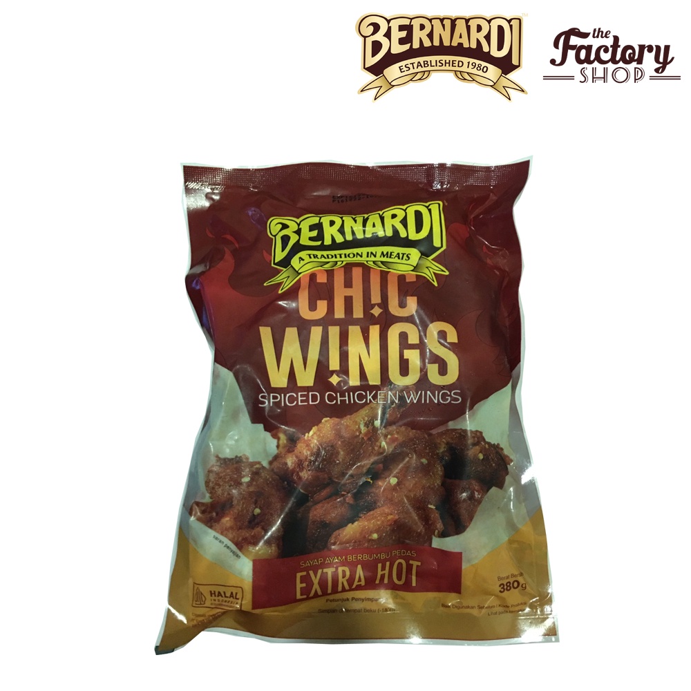 

Bernardi Spicy Chicken Wings Extra Hot 380 Gr