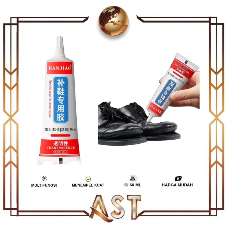 Lem sepatu sandal kuat tahan air ukuran 50-60ml