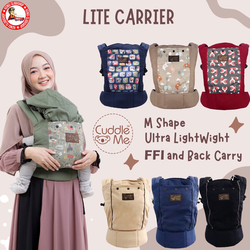 CuddleMe Lite Carrier Gendongan Bayi SSC Cuddle Me Baby