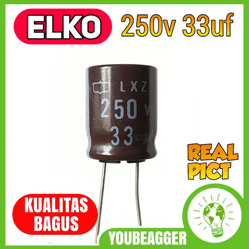 Elko 250v 33uf