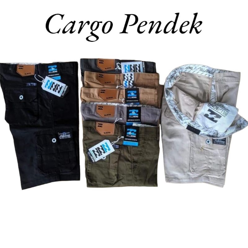 Celana Pendek Cargo Pria / PREMIUM / BAHAN TEBAL