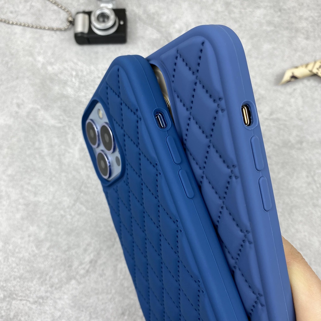 IPHONE [High Quality] Casing Pelindung Untuk Iphone14 13 12 11 Pro X XS Max 14Plus XR Berlian Padat Casing Silikon