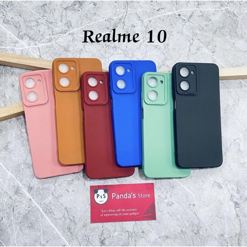 Softcase Pro Camera Realme 10 Candy Case Full Color 3D Silikon TPU