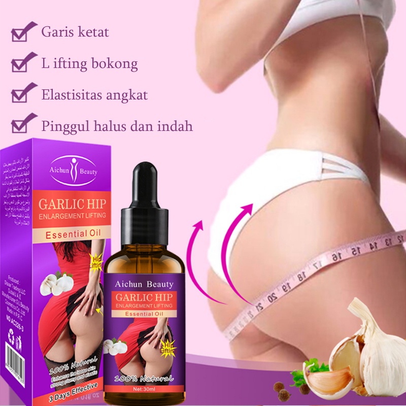 Pembesar Perawatan bokong Pemutih selangkangan dan bokong Cream pembesar bokong Minyak esensial pelembab Minyak pijat Obat Pembesar Pantat Bokong Permanen Ampuh No. 1 - Serum Oil Original