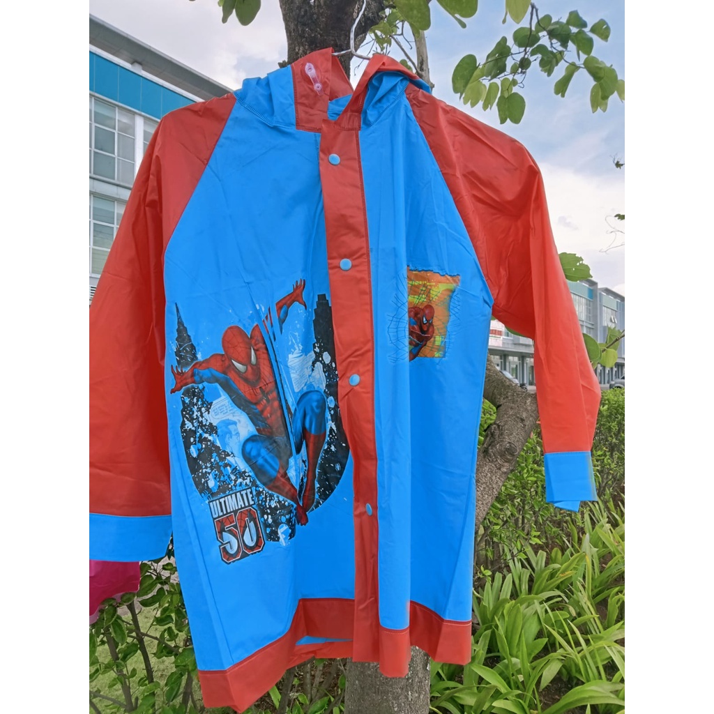 Jas Hujan Anak Jubah / Jas Hujan Anak Anak / Jas Hujan Anak Karakter / Jas Hujan Anak Laki-Laki / Jas Hujan Anak Perempuan / Jas Hujan Jubah Frozen / Jas Hujan Jubah Thomas / Jas Hujan Jubah Spiderman / Jas Hujan Jubah Princess / Jas Hujan Jubah Sofia