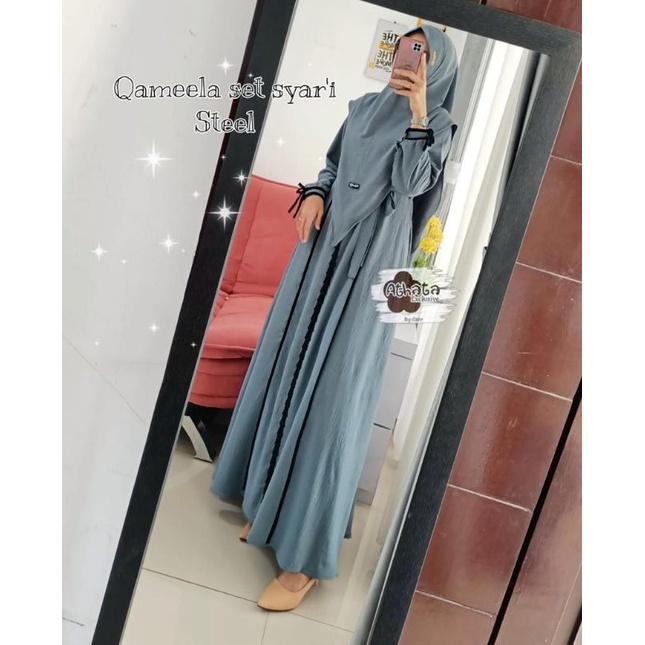 new arrival gamis set hijab QAMEELA