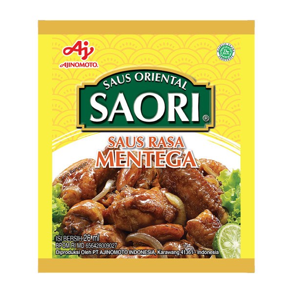 

Ajinomoto Saori Saos rasa mentega 26 ml