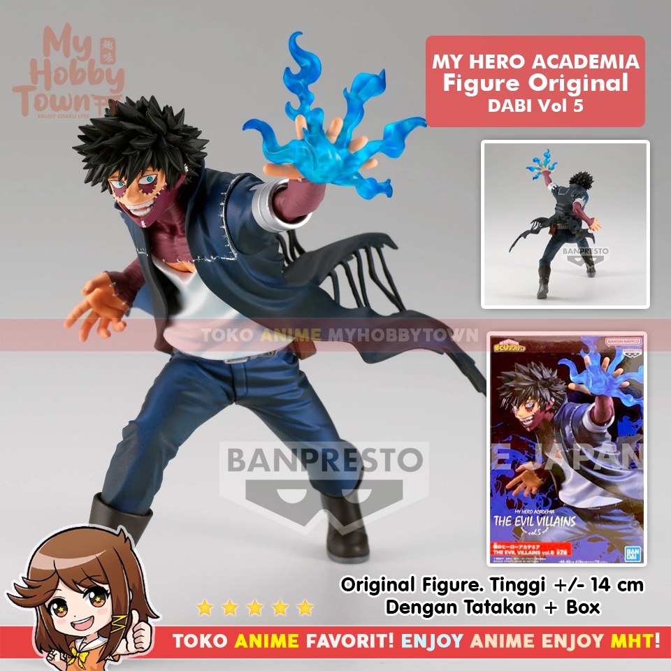 Figure Anime Original Boku no My Hero Academia Villain Dabi Vol 5