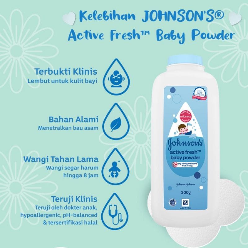 JOHNSON'S BABY Powder / Johnson's Bedak Tabur Bayi Arjuna