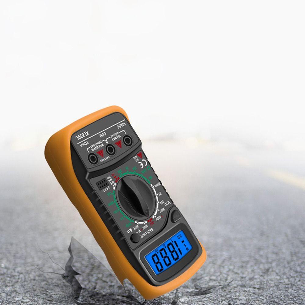 [Elegan] Multimeter Digital XL830L LCD Ammeter Voltmeter Current Tester Voltage Tester Detektor Tegangan Kapasitansi Tester