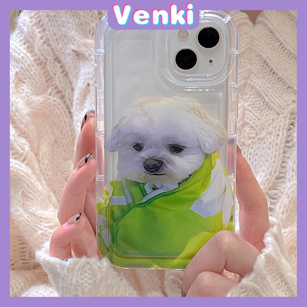 Case For iPhone 14 Pro Max TPU Soft Jelly Airbag Clear Case Cute Cartoon Dog Camera Protection Shockproof For iPhone 14 13 12 11 Plus Pro Max 7 Plus X XR