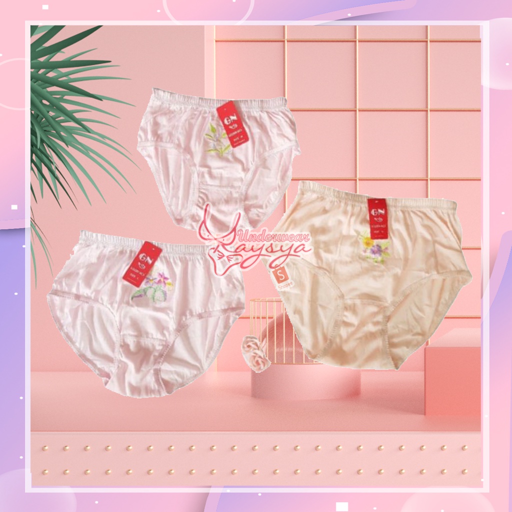 Celana Dalam CD Merek Golden Nick|Bordir dan Renda|Pakaian Dalam Wanita Dewasa|Celana Dalam Pendek