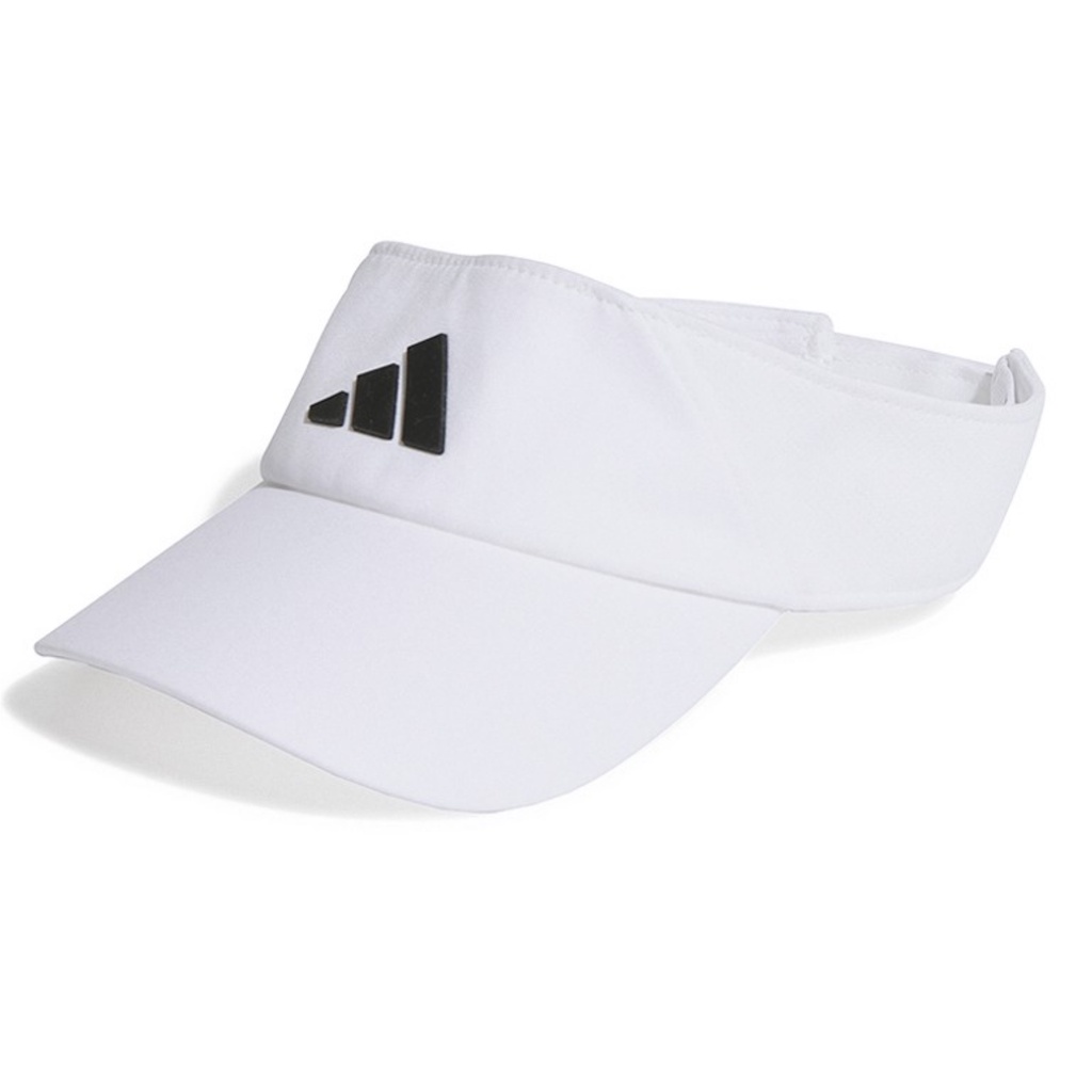 Adidas Aeroready Visor 3-Stripes Logo White Putih Topi Original