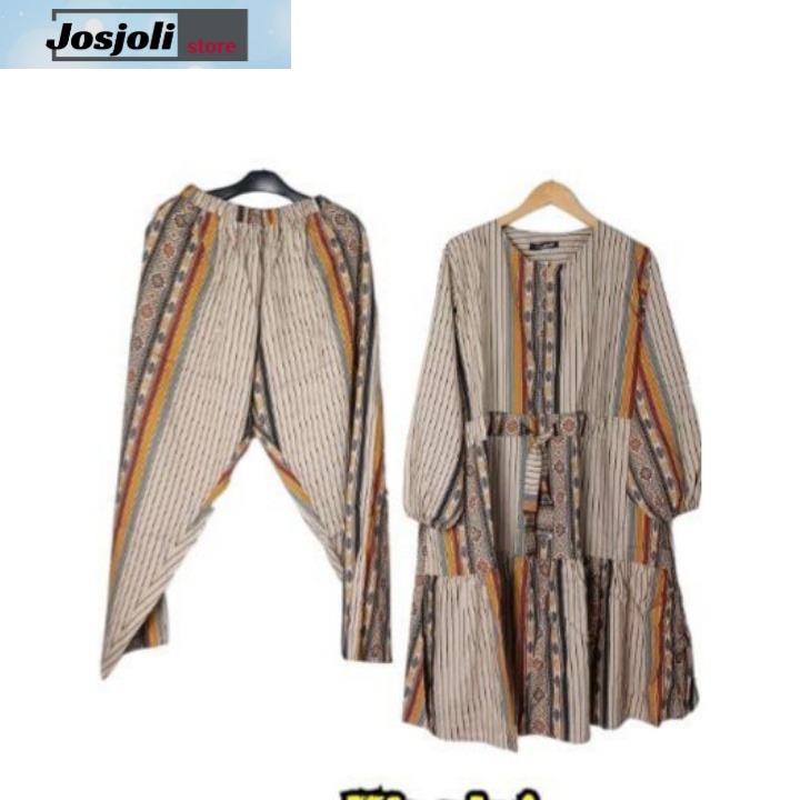 JOSJOLI_STORE/3892 Setcel Rayon/Stelan Rayon Wanita Dewasa Kekinian Super Jumbo 5XL Ld 130cm