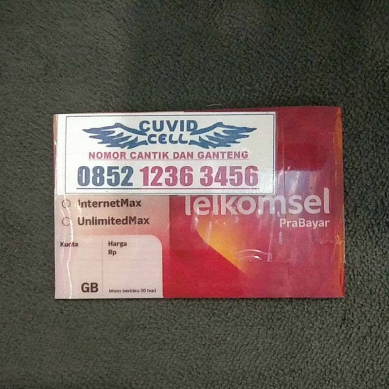 nomor cantik dan ganteng simpati telkomsel 123456