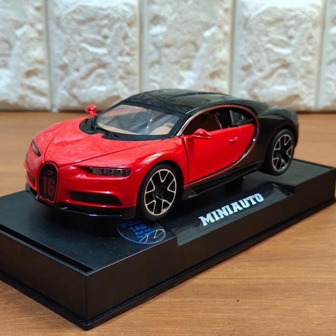 Diecast Bugati Chiron Miniauto Supercar ---MURAH---