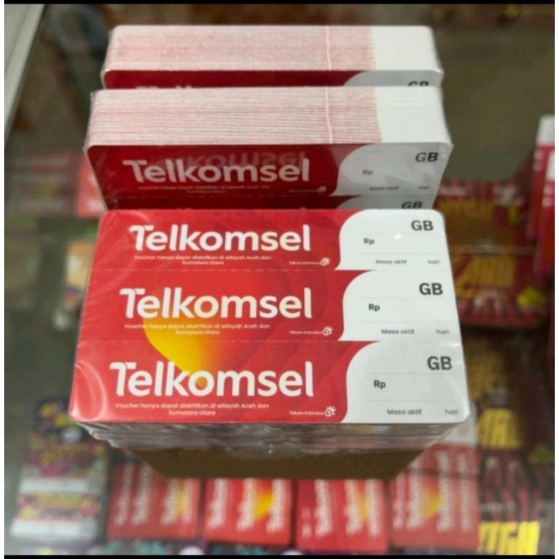 voucher kosong tsel area Sumut-Aceh 300 SN