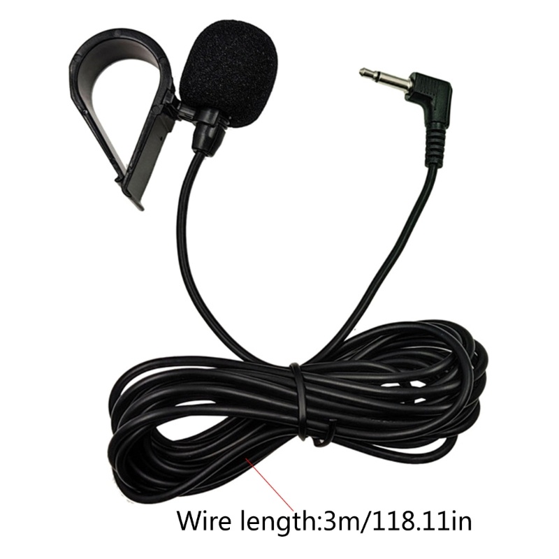 Zzz Profesional Mikrofon Mobil 3.5mm Klip Jack Plug Mic Stereo/Mono Mini Kabel Mikrofon Eksternal Untuk Auto DVD