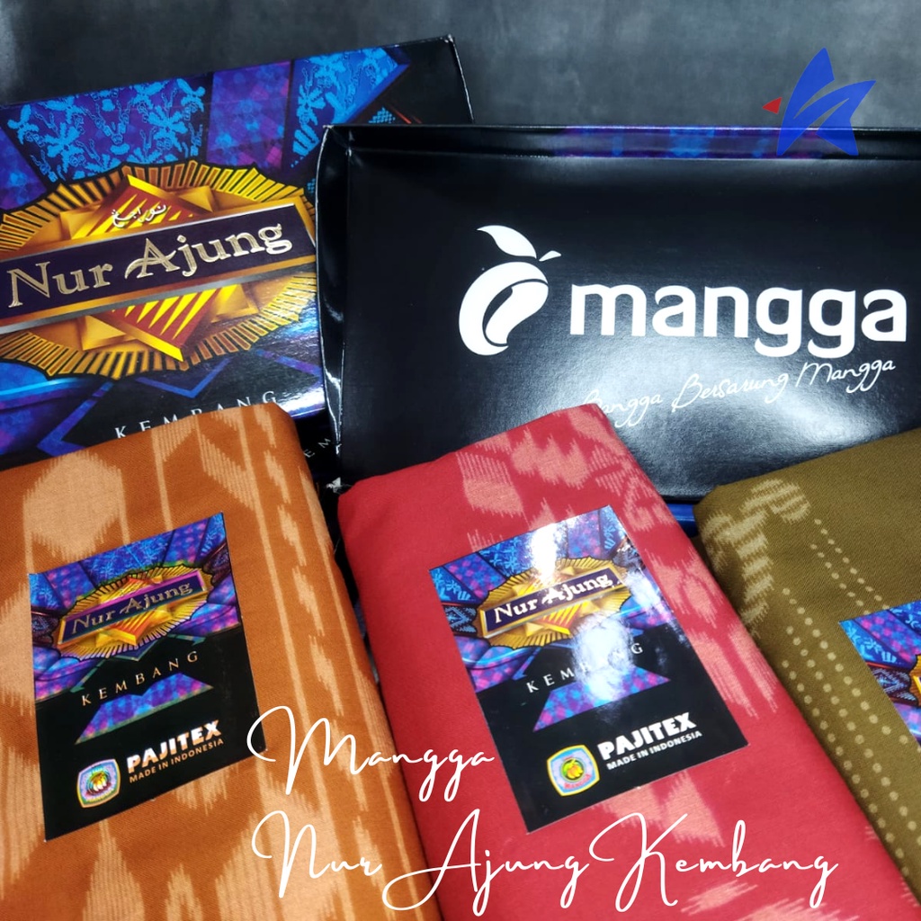 Sarung Tenun Mangga Merk Nur Ajung Kembang