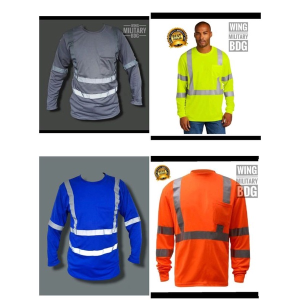 KAOS SAFETY PROYEK SCOTLIGHT LENGAN PANJANG