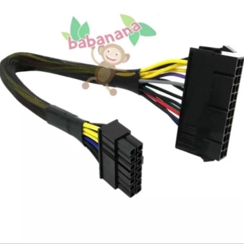 KABEL MOTHERBOARD LENOVO DELL IBM ATX 24 TO 14 PIN POWER SUPPLY PSU KONVERTER ADAPTER CONVERTER ADAPTOR CABLE MAINBOARD PC