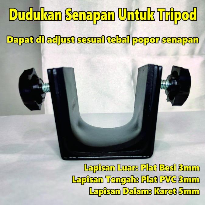Dudukan Senapan Untuk Tripod (Hanya Dudukan, Tidak Termasuk Tripod)